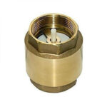 Válvula de retención de bronce