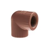 Codo fusión rosca hembra plástica