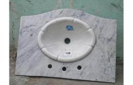 Mesada de granito para vanitory baha de loza