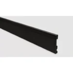 Zócalos modelo extra line negro mate