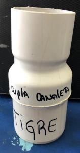 Cupla Reduccion canaleta Tigre