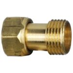 Media unión bronce para grifería