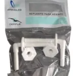 Herrajes para asiento inodoro plástico