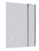 Mampara para baño vidrio templado transparente recto