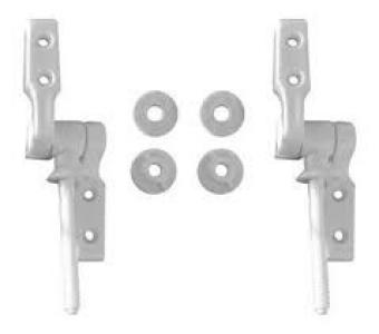 Herrajes para asiento de inodoro plásticos