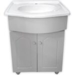 Vanitory laqueado dos puertas con patas