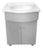 Vanitory laqueado dos puertas con patas