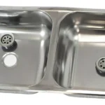 Bacha acero doble para cocina marca Mi pileta