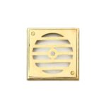 Rejas para baño bronce pulido