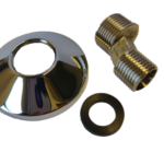 Codo excéntrico para grifería corto