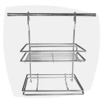 Porta un rollo con estante