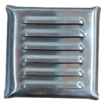 Reja ventilación de acero inoxidable