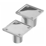 Porta tapa ciega acero inoxidable