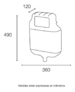 Depósito embutir plástico - Imagen 2