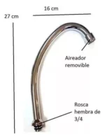 Pico para grifería mesada - Imagen 2