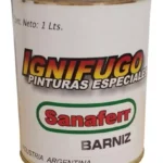 Barniz ignifugo marca Sanafer