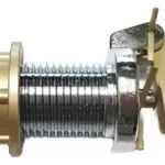 Botón de bronce para depósito embutir