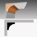 Rinconero liso pino clear - Imagen 2