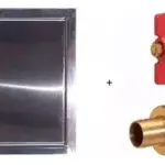 Puertas acero inoxidable para canilla de vereda