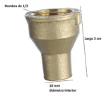Tubo hembra para plomo - Imagen 2
