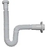 Fuelle articulado con tuerca color blanco