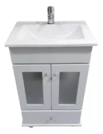 Vanitory Maral con patas y puerta de con vidrio - Imagen 3