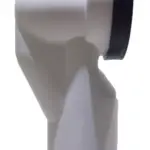 Codo adaptador inodoro Roca Dama Senso