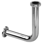 Descarga curva lavatorio cromada 11/4"