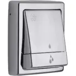 Tapa para válvula tecla cromada