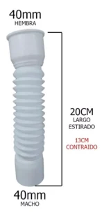 Fuelle articulado para bidet - Imagen 2