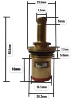 Cabezal cierre cerámico importado - Imagen 2