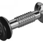 Conexión cromada para inodoro flexible