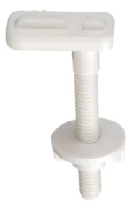 Herrajes para asiento de inodoro plástico