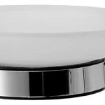 Jabonera con plato de vidrio