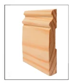 Zócalos moldurado pino clear