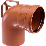 Codo con base para inodoro