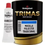 Masilla plástica poliester marca Trimas