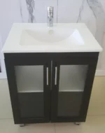 Vanitory  Maral puerta vidrio color wengue