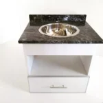 Mesada de granito para vanitory baha de loza - Imagen 2