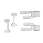 Herrajes para asiento de inodoro plástico - Imagen 3