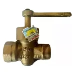 LLave para gas bronce sin campana