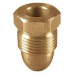 Tapón rosca izquierda bronce para gas