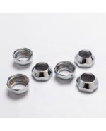 Tuerca pico importado cromada