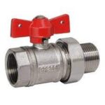Válvula esférica con 1/2 unión