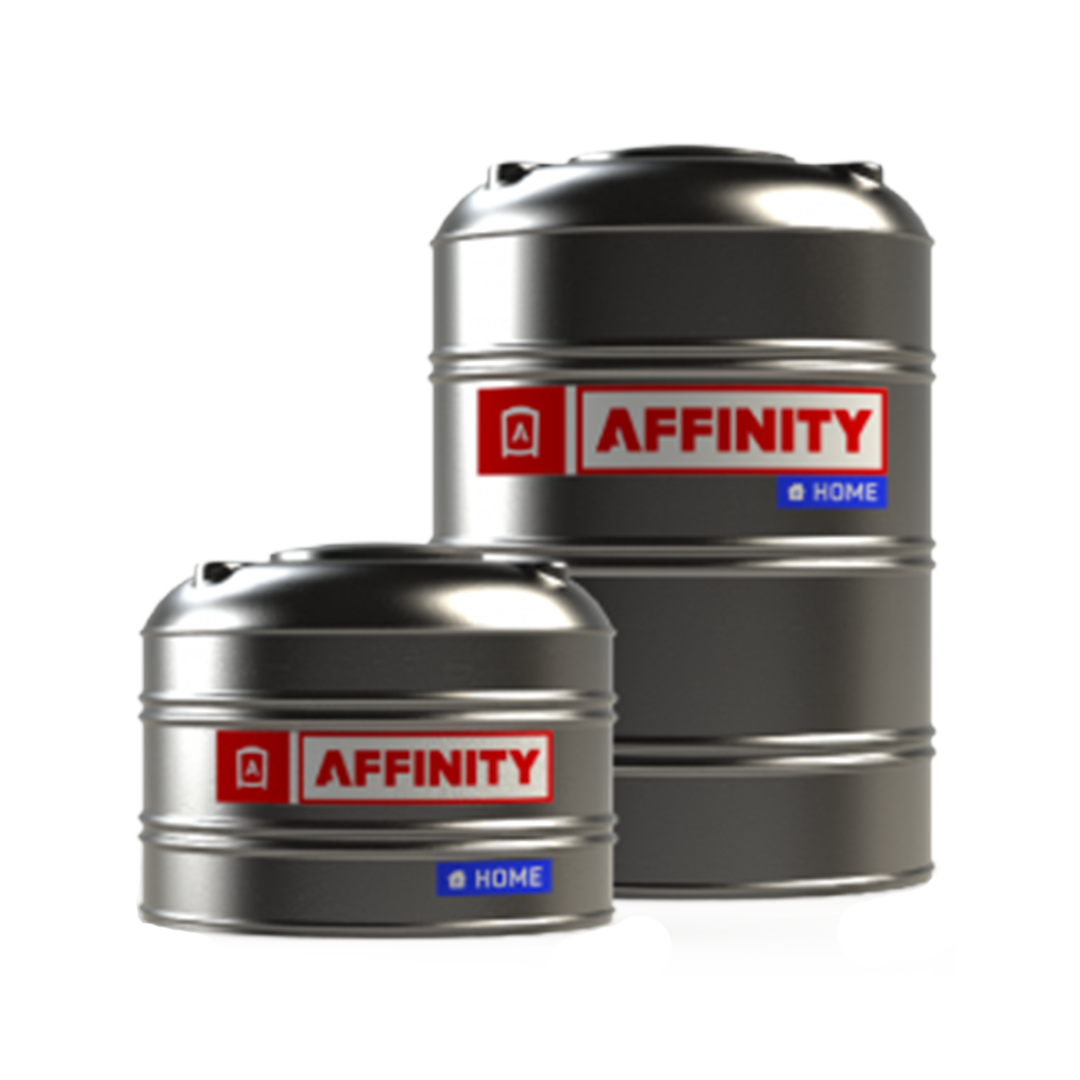 acero x 2 Tanques de acero inoxidable para agua - Imagen 1