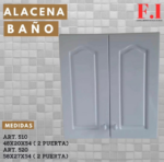 Alacena laqueada para baño de 60 cm - Imagen 2