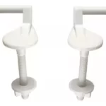 Herrajes para asiento de inodoro plástico