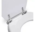 Asiento para inodoro Laqueada modelo Marina herraje metal - Imagen 3