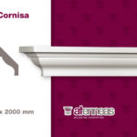 Moldura de telgopor para interiores