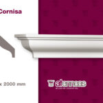 Moldura de telgopor para interiores